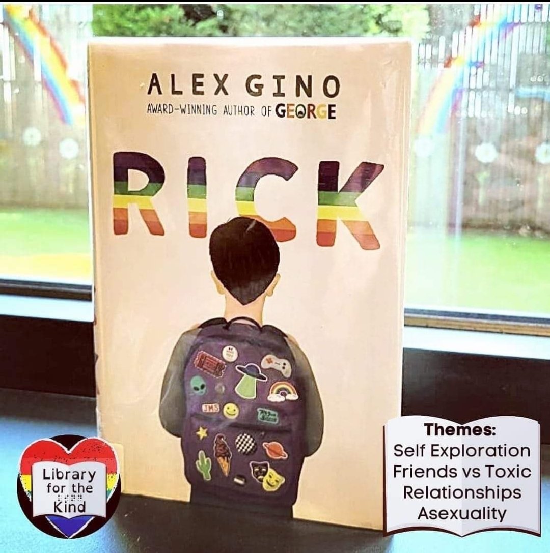 library4thekind's tweet photo. Asexual awareness week runs the last week of October.  Asexuality is a huge spectrum and is not just a person who doesn't want to have sex.

This is a middle grade book about an asexual youth named Rick. The story is very simply put and tackles the confusion a person coming to - https://t.co/49MO7HCZHw