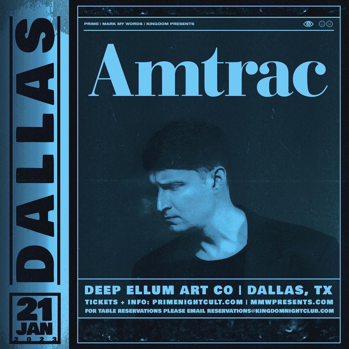 ANNOUNCING: AMTRAC IS COMING TO TEXAS!

 • AUSTIN // 1.20
 • DALLAS // 1.21

TICKETS ON SALE NOW!
AUSTIN: kingdomnightclub.com/shop/amtrak
DALLAS: tickets.primenightcult.com/e/amtrac-dalla…