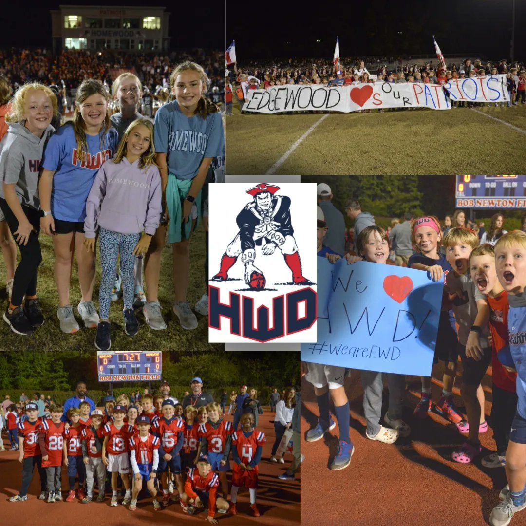 Edgewood Night <a href="/HWD_Football/">HOMEWOOD FOOTBALL</a>'s game Friday night was a blast! #WeareEWD #WeareHWD