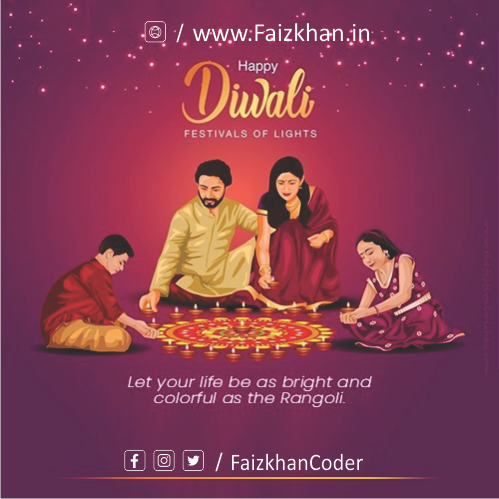 FaizKhanCoder's tweet image. दीपावली का पावन पर्व अंधेरे पर उजाले की, अधर्म पर धर्म की विजय का प्रतीक है।
सभी को शुभ दीपावली! 🪔