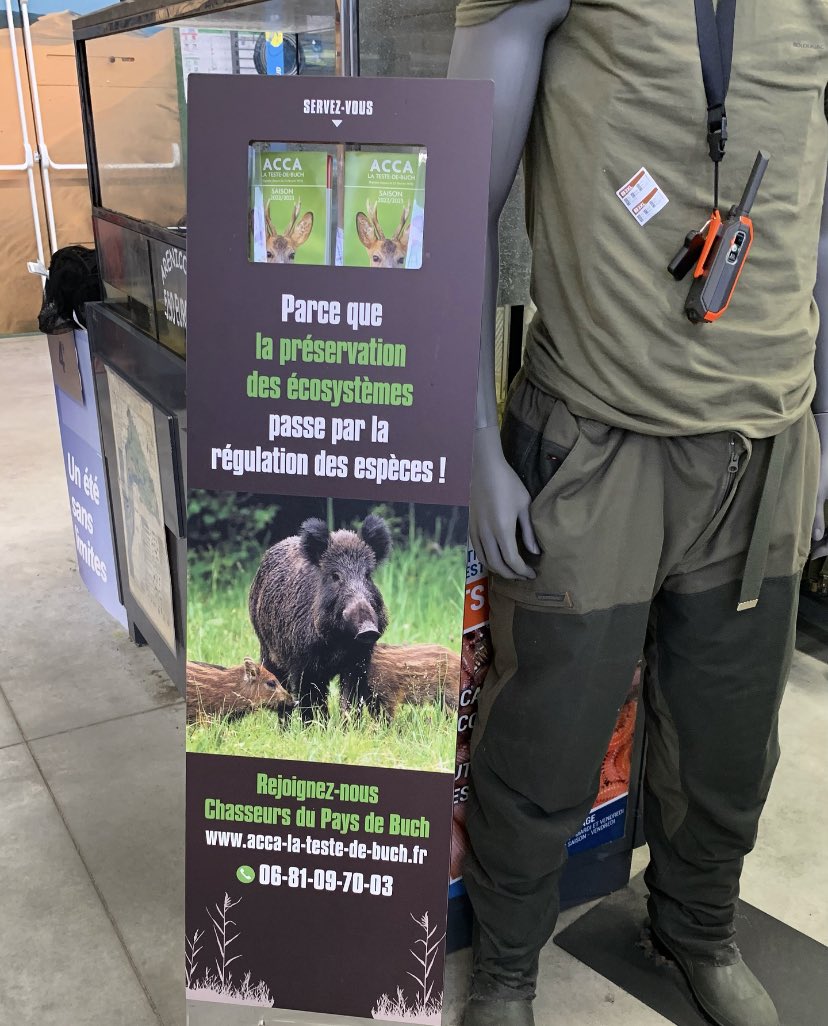 uhdp33's tweet image. Bonjour @Decathlon 👋
Voici ce que j’ai vu à au magasin de La Teste-de-Buch.
Si je vous propose des flyers d’une association naturaliste reconnue d’utilité publique également soucieuse de la préservation des écosystèmes, ils trouveront une place dans votre magasin, j’imagine ?
