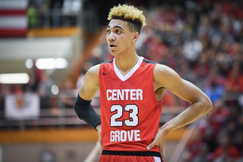 IndyHS_Sports's tweet photo. Indiana Forward, and former Center Grove PF/C Trayce Jackson-Davis is named AP pre-season All-American for the second year in a row. 
@CGSportsNetwork #Trojans #Hoosiers https://t.co/8IJvyYZN56