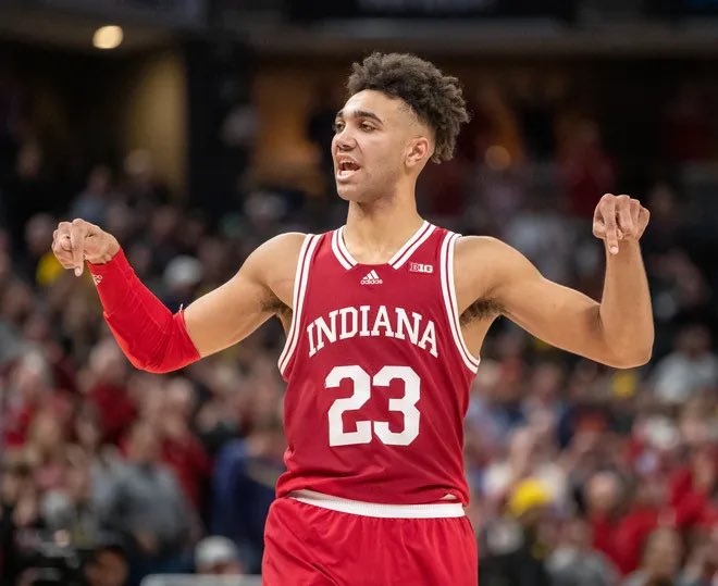 IndyHS_Sports's tweet photo. Indiana Forward, and former Center Grove PF/C Trayce Jackson-Davis is named AP pre-season All-American for the second year in a row. 
@CGSportsNetwork #Trojans #Hoosiers https://t.co/8IJvyYZN56