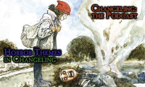 ChangelingCast's tweet photo. We're having a (fairly wide-ranging) discussion this week about horror in Changeling: the Dreaming. Techniques for the table, madness and nightmare, media that inspire us... it's all the tip of a rather large and eerie iceberg. Won't you listen along? ☠️

https://t.co/VPTgYfYxgU https://t.co/2ikg7EHyvf