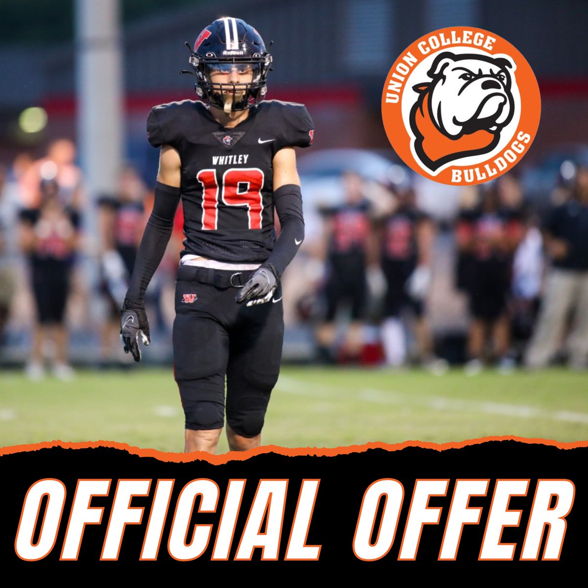 Congratulations to senior safety Bradley Bisschop on his first official offer from Union College❗️ #ColonelPride <a href="/UnionBulldogFB/">Union Football</a>