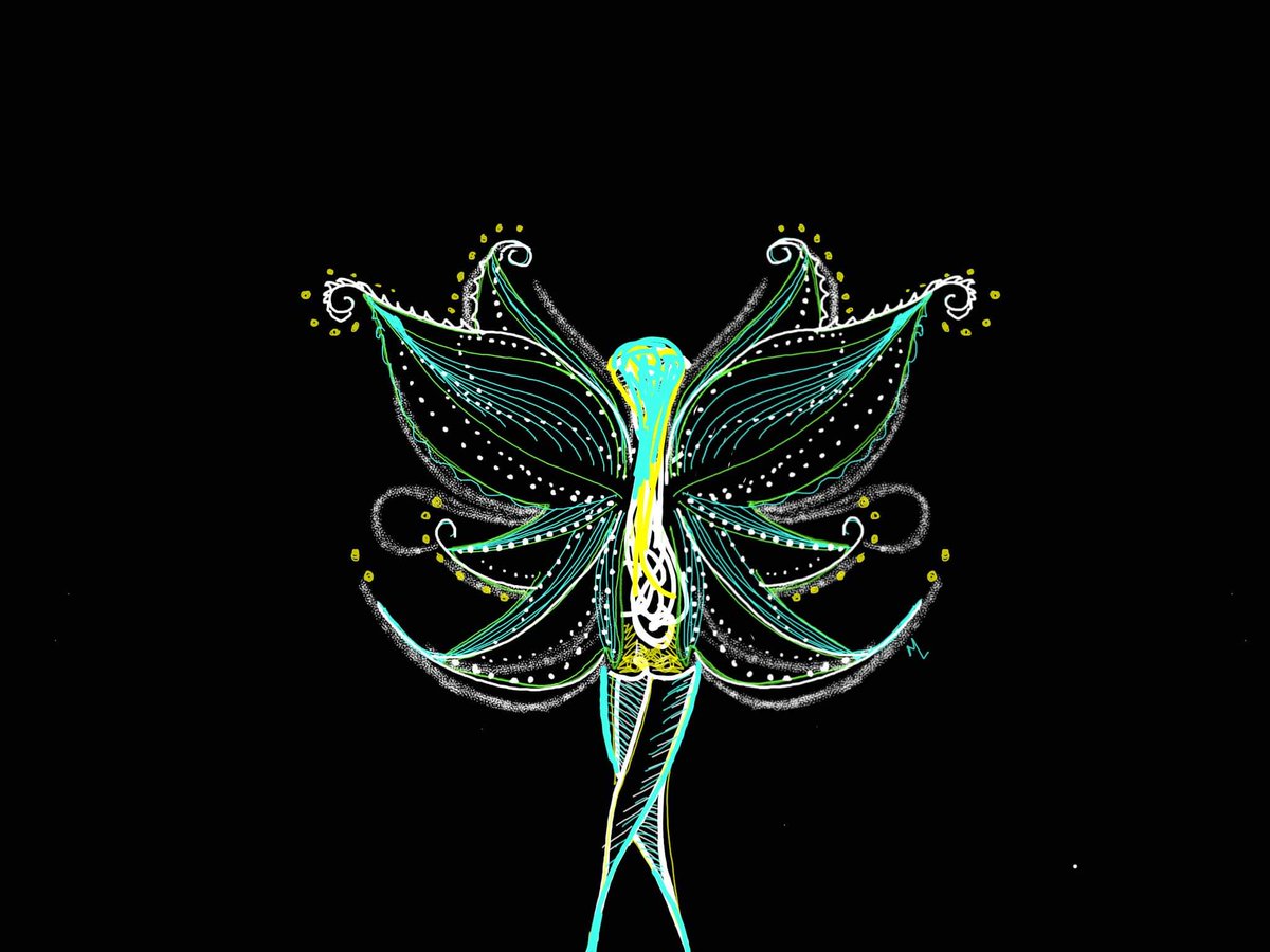 Madeloumeca's tweet photo. #inktober2022day24 #fairy #hada https://t.co/thBfYBjFv7