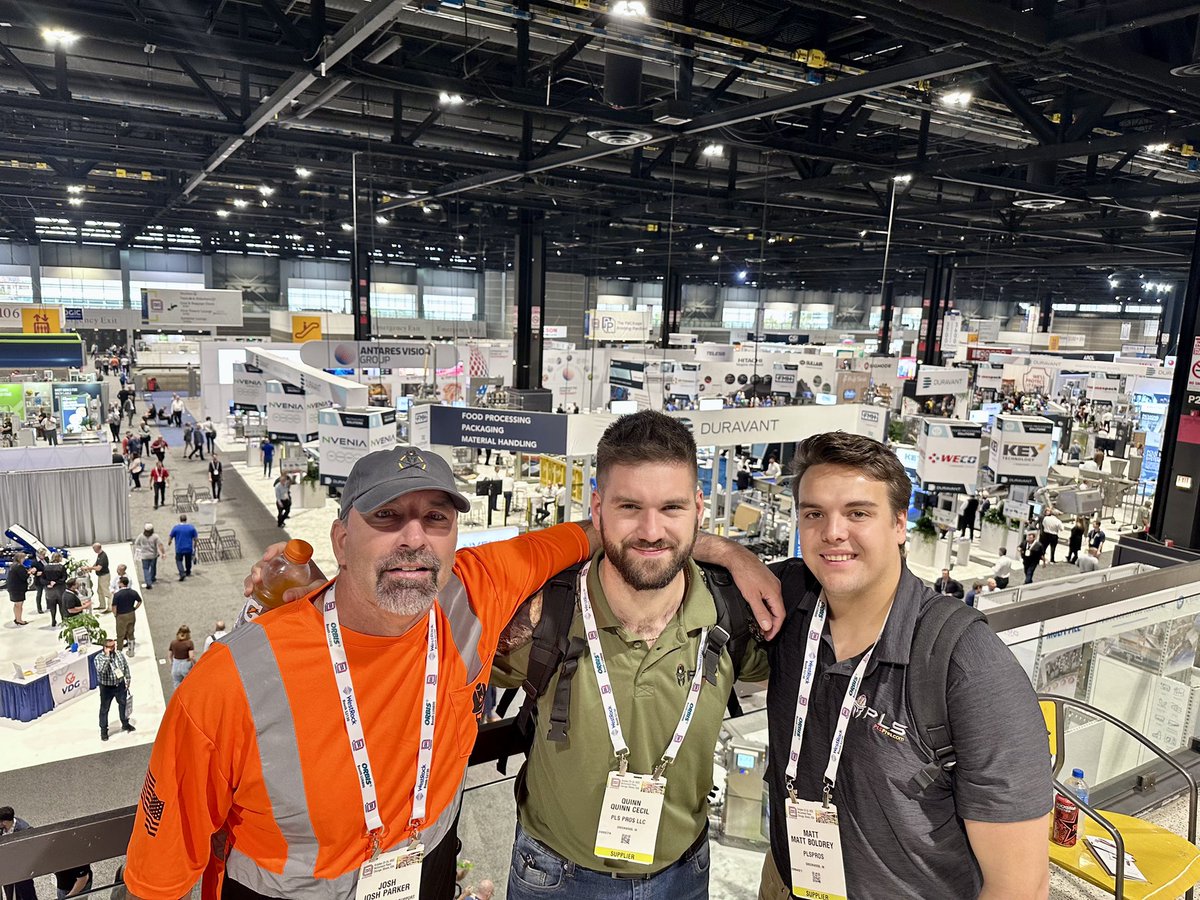 PLS4safety's tweet photo. We had such a great start at the @packexposhow here in Chicago.

We've met a few of you &amp; we can't wait to meet some more.

Keep an eye out for us today &amp; let's connect to talk about your conveyance &amp; equipment installation needs.

#packexpo2022 #packexpointernational https://t.co/pC7gkaZ3qC