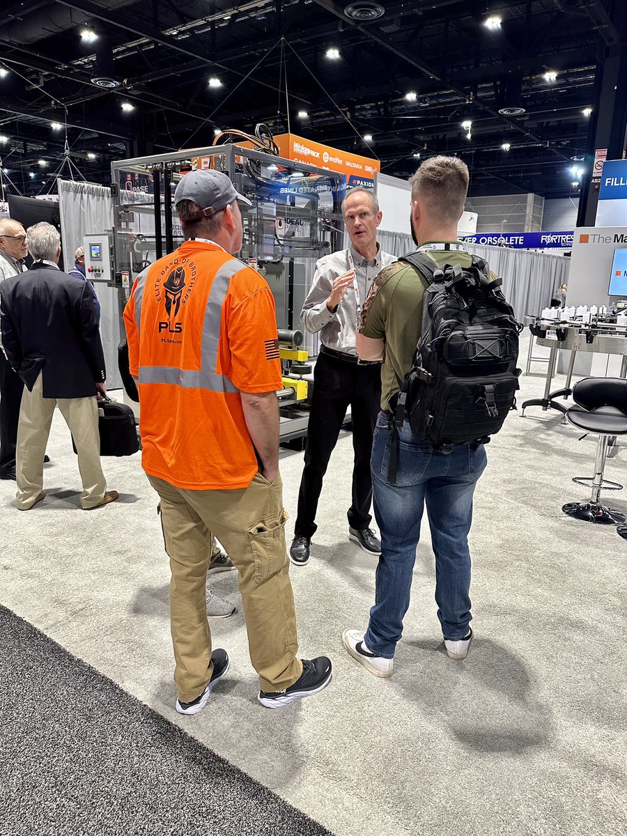 PLS4safety's tweet photo. We had such a great start at the @packexposhow here in Chicago.

We've met a few of you &amp; we can't wait to meet some more.

Keep an eye out for us today &amp; let's connect to talk about your conveyance &amp; equipment installation needs.

#packexpo2022 #packexpointernational https://t.co/pC7gkaZ3qC