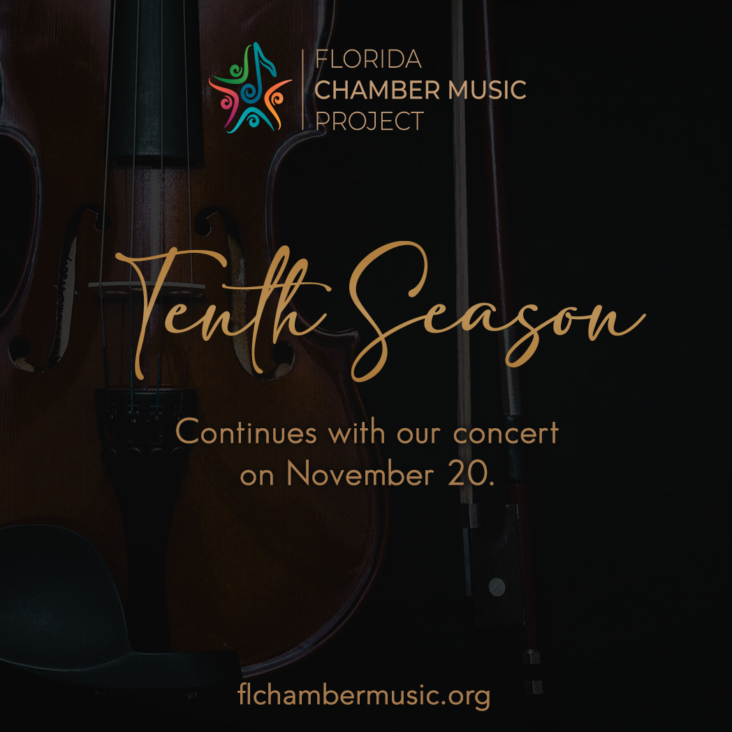 FLChamberMusic's tweet photo. FCMP’s 10th season continues with our concert on November 20.  https://t.co/MXxffl7MXR https://t.co/s0bvAeLkuu