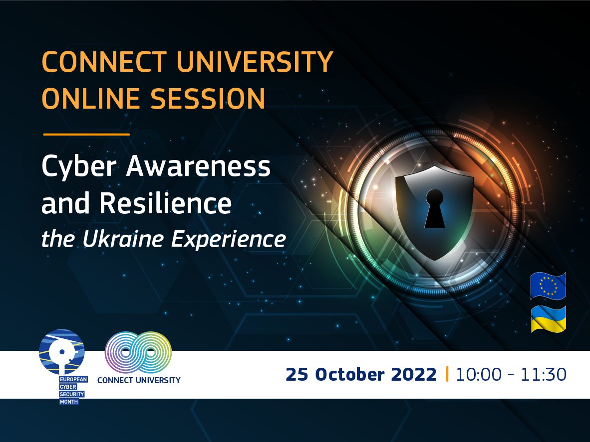 Cyber Awareness and Resilience event with special focus on Ukraine is tomorrow. With @enisa_eu's Executive Director, @dsszzi's Deputy Chief, Director @LorenaBoix moderated by @jb_bax 🇺🇦 🇪🇺Register: europa.eu/!mdnn7y #ThinkB4uClick @cybersecmonth