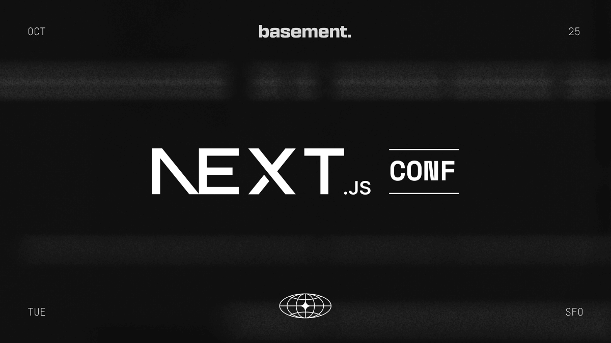 Our team is ready for the #nextjsconf ▲

Attending? Come say hi.