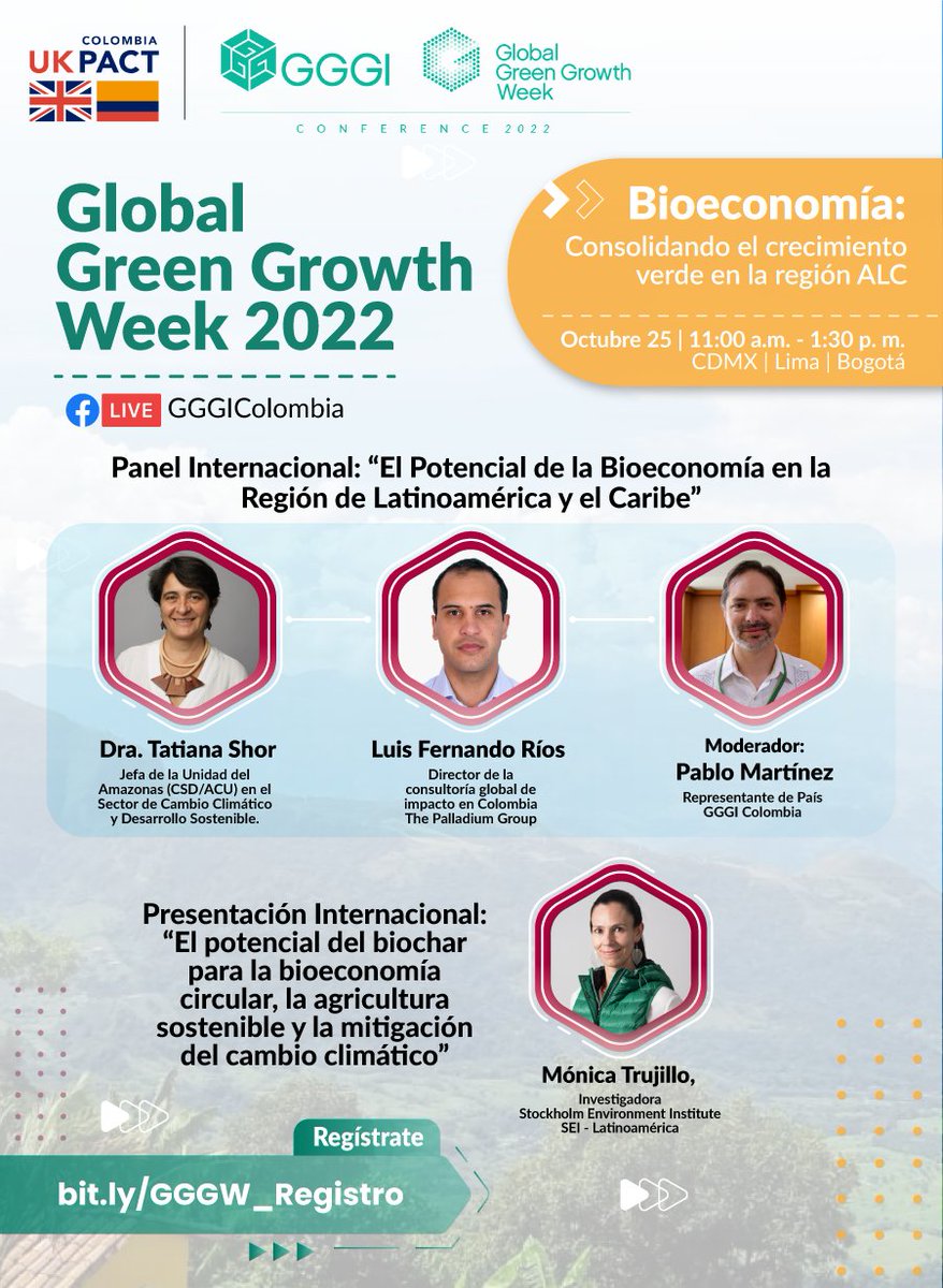 SEIenEspanol's tweet photo. Mañana nuestra investigadora Mónica Trujillo (@montrubec) presenta en el #GGGWeek el potencial del biochar para la #bioeconomía.
El biochar es una tecnología basada en el uso de la #tierra para la mitigación del #CambioClimático.
Regístrate👉 https://t.co/sACkrro4v7 https://t.co/3VvBxwUjsg