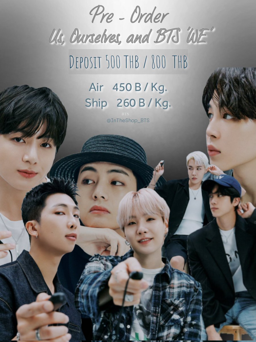 InTheShop_BTS's tweet photo. รับพรี ฟตบ.รวม บังทัน 
- แบบธรรมดา ส่งแอร์ 1,285 บาท/ ส่งเรือ 1,155 บาท         
(ราคารวมทุกอย่างแล้ว) หรื��มัดจำเล่มละ 500 บาท
- แบบเซท รอเว็บประกาศ มัดจำเล่มละ 800 บาท

รายละเอียดในฟอร์มเพิ่มเต��ม สั่งจองกรอกฟอร์มได้เลยจ้า
https://t.co/x5f2gBGGyO

#ตลาดนัดบังทัน https://t.co/YOXhWJrOsS
