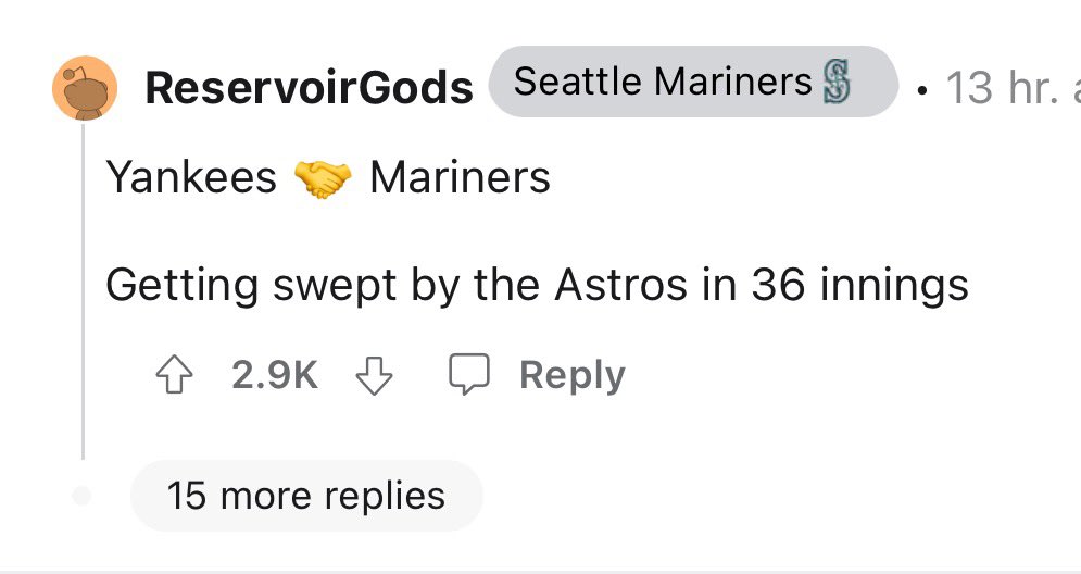 Mariner Muse on Twitter "Checking in on Mariners Reddit"