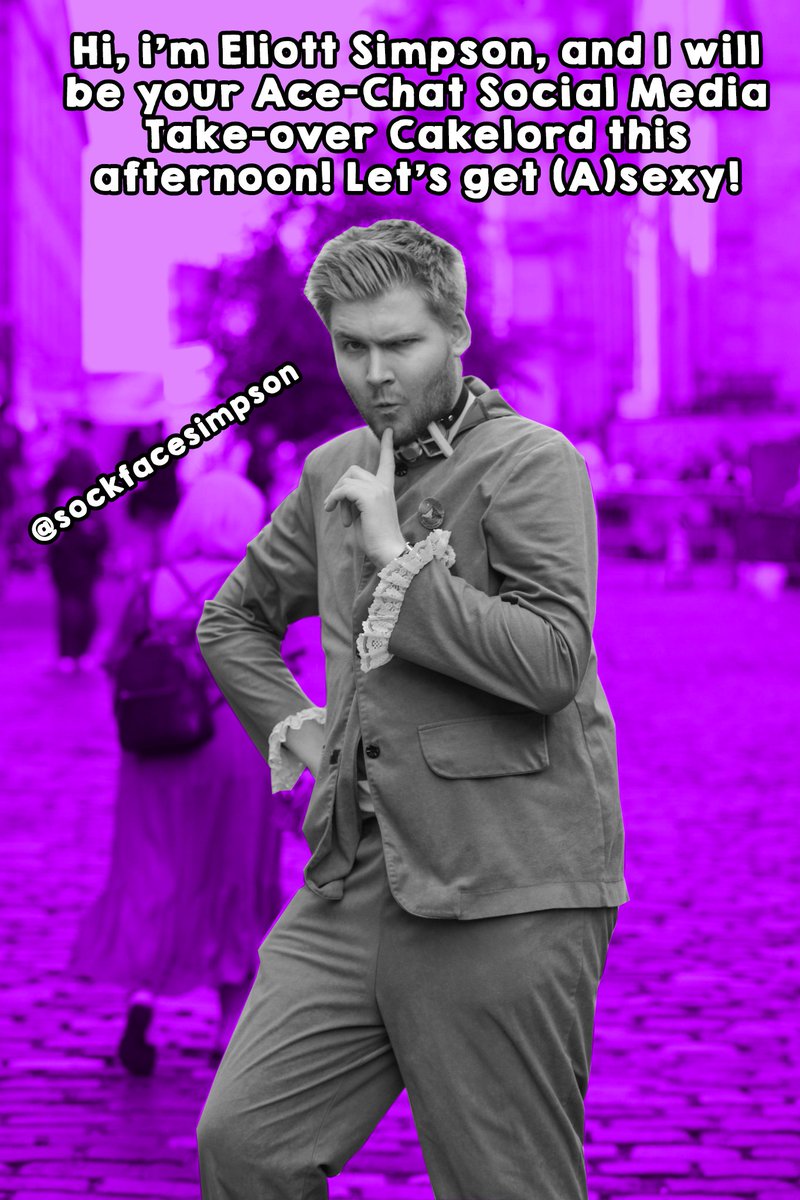 chat_ace's tweet photo. "Your cake are now belong to us!"

Things are about to get #asexy, because it's me @SockfaceSimpson, your favorite Asexual comedian doing an official Takeover of the Ace Chat Twitter/Instagram!

For the next 2 hours i'll be sharing some resources, links and my fav Ace jokes! 💜 https://t.co/lPORZwqF1T