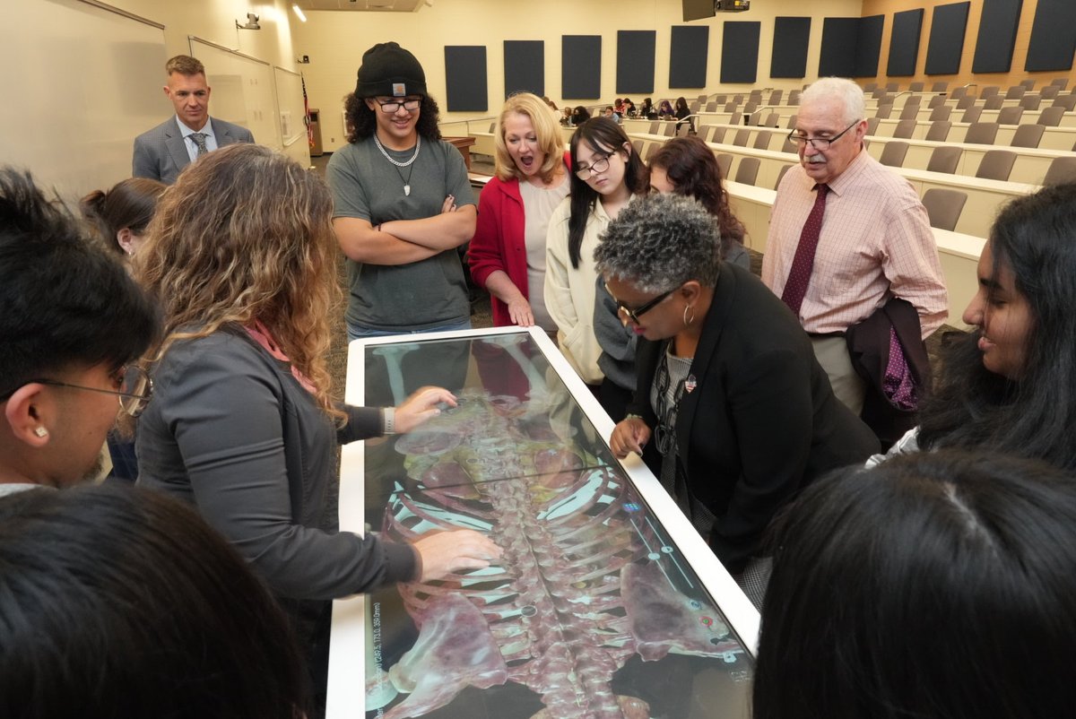 NewJerseyDOE's tweet photo. Acting Commissioner @DrAllenMcMillan visited Cumberland County Technical Education Center @CCTECNJ to check out the unique career pathways the school offers to students. Learn more about Cumberland County Technical Education Center here: https://t.co/wYIqeKtEu9 #CTE https://t.co/KYLDSFFXhm