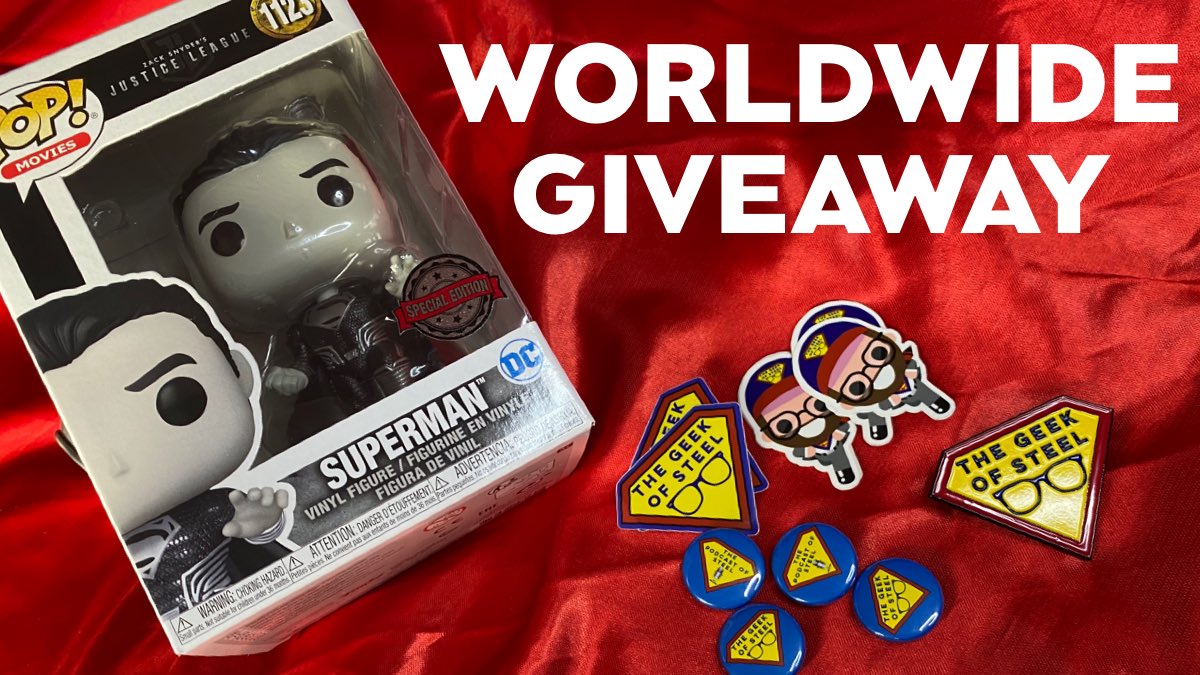 thegeekofsteel's tweet photo. 🚨 WORLDWIDE GIVEAWAY🚨

To celebrate the news that #HenryCavill is officially back as #Superman you could be winning this Funko Pop and some #TheGeekOfSteel merch!

How to enter:
-Follow @TheGeekOfSteel
-Retweet this tweet

One winner announced on Oct 31st.

Good luck!
❤️💛💙 https://t.co/2O7qnCL8eL