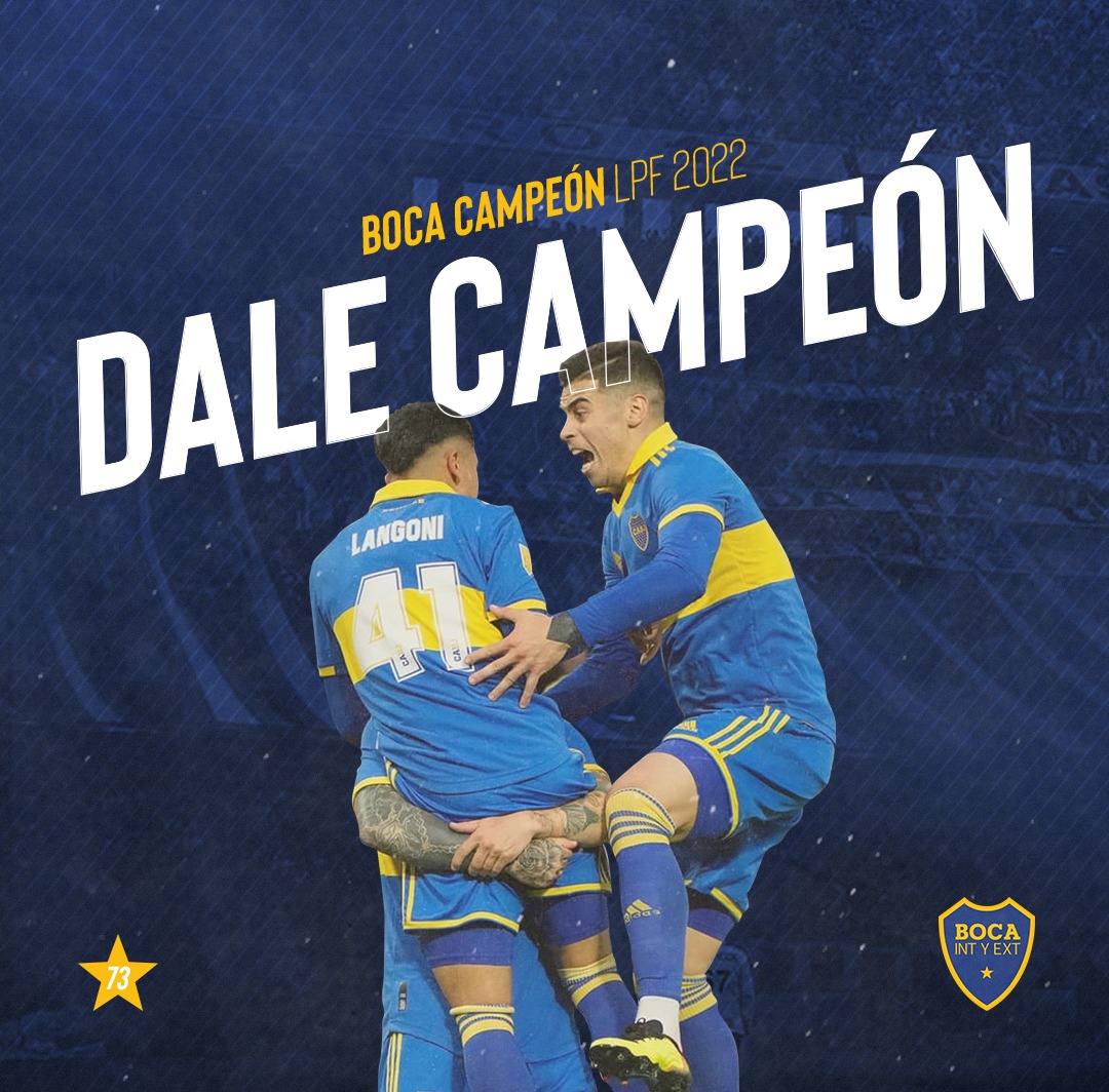 BocaIntyExt's tweet image. ¡La gran familia del interior y exterior está de fiesta! 😎

#Siempre𝗖𝗔𝗠𝗣𝗘𝗢𝗡𝗘𝗦 🏆
#Siempre𝗕𝗢𝗖𝗔 🔵🟡🔵