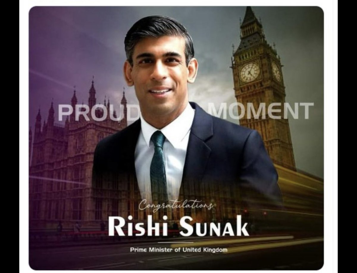 Shanela17's tweet photo. #proudmoment #proudbritishasian @RishiSunak our #real #life #hero #welldone #RishiSunakPM https://t.co/eDGb9ls77s