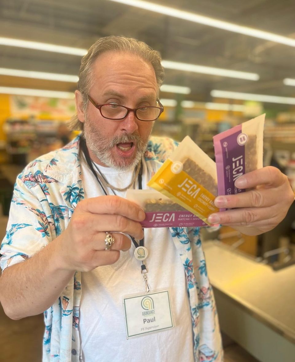 A local mother-daughter duo makes these vegan-friendly, holistic energy bars. 
Meet Jeca Vegan live and in person to sample their delicious bars at The Great Pumpkin Fest here at Abundance!
Date: Saturday, October 29, 2022
Time: 3 pm - 6 pm