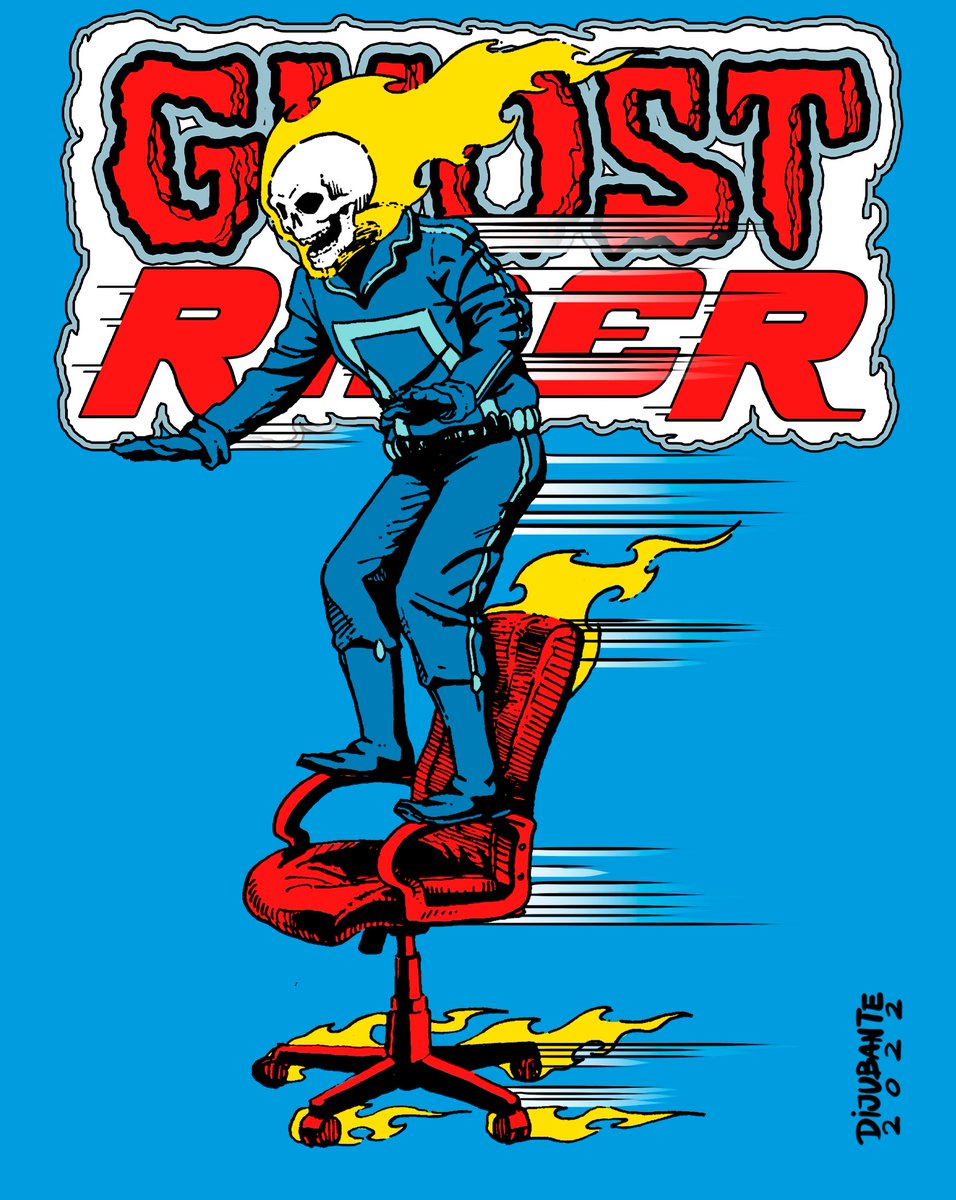 DijubanteArt's tweet photo. What if the Ghost Rider...
used another transport medium?

Part 3

24/10/22
#marvel #ink #comic https://t.co/aX8EzqxHam