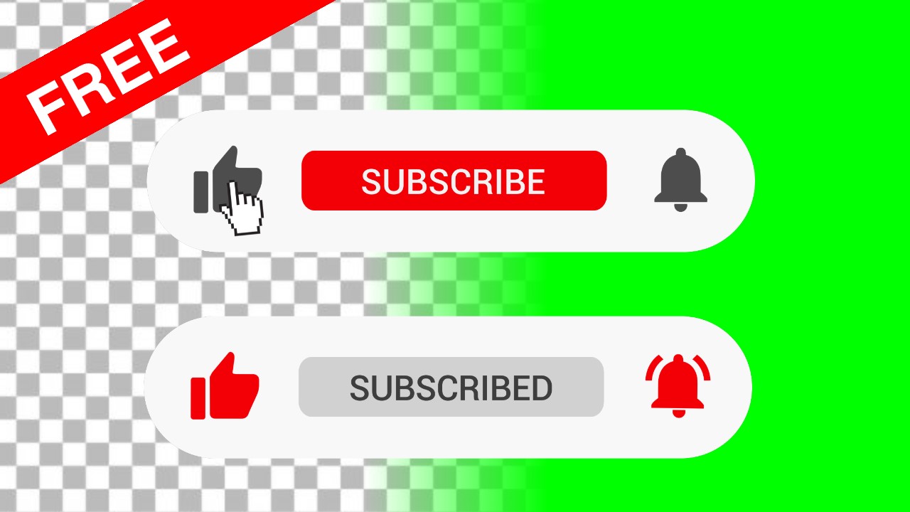 youtube subscribe transparent