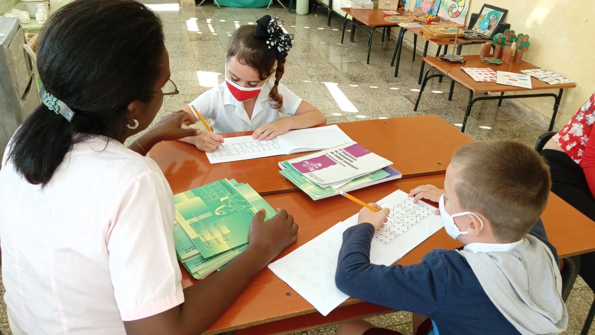 alegres_ci's tweet photo. Continúan los niños  de 6to año de vida realizando tareas del Diagnóstico según el cronograma a cumplir #SomosPrimeraInfancia 
#CubaMined  
#VamosConTodo https://t.co/3GAdJ4iQQl