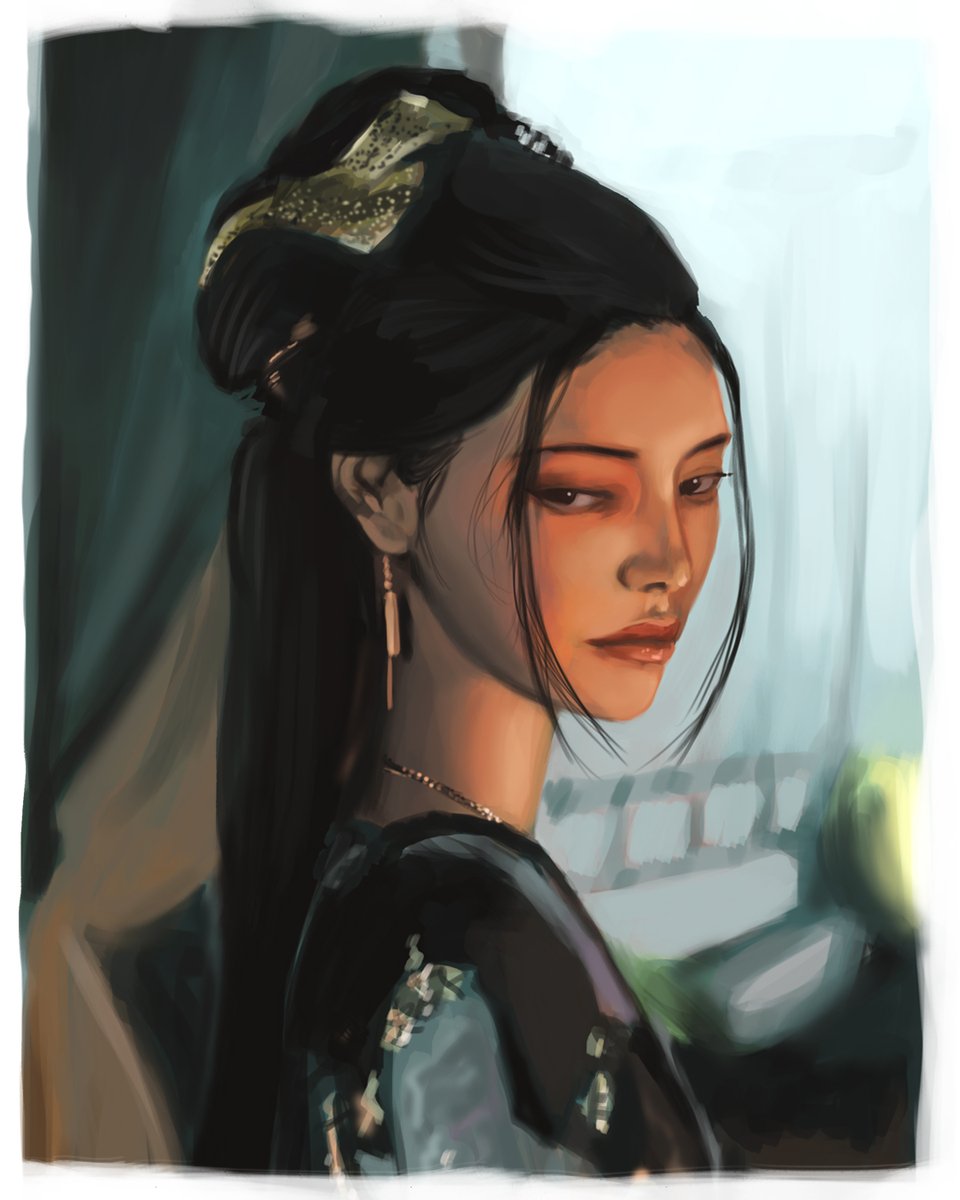 lannillu's tweet photo. Tsukuyomi study, #digitalpainting 
#ArtistOnTwitter https://t.co/ZO7MVp8sRY