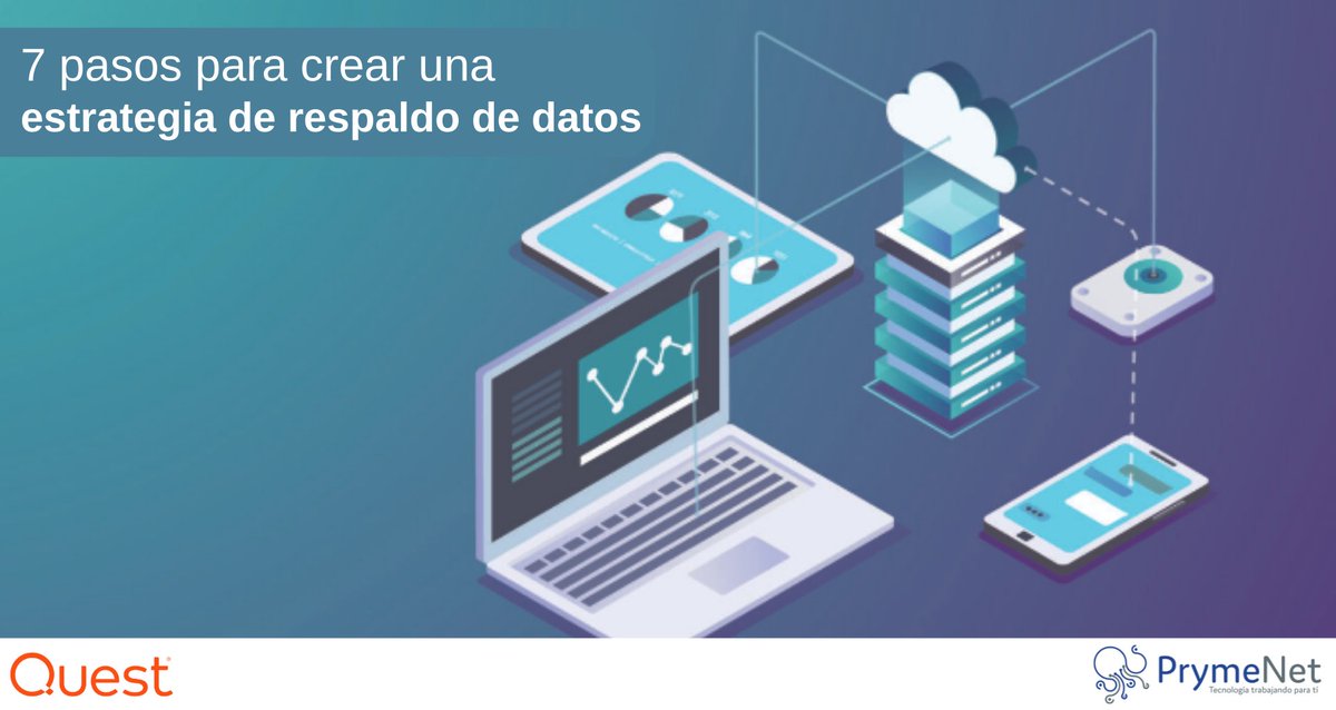 Prymenet's tweet photo. "El objetivo de una estrategia de copia de seguridad de datos es ayudar a garantizar que esté preparado en caso de una interrupción grave o un desastre."
Sigue leyendo:
https://t.co/30ihjEUhhu
Solicita información vía Inbox o contáctanos al 5547804651
#PrymeNet https://t.co/QNuqPHnS7f