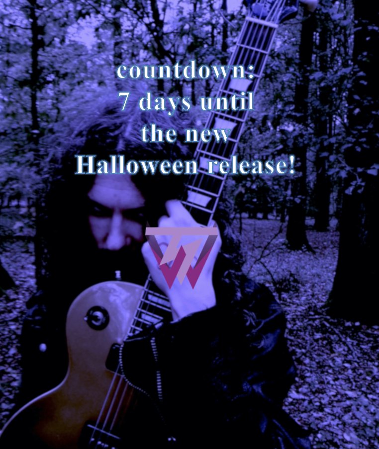 TurboWitchBand's tweet photo. countdown: 7 days until the new Halloween release! 

#turbowitch #ターボ魔女 #release #surprise #rockband #japan #halloween #merlin #morrigan #samhain #ハロウィン https://t.co/U61Wr27xxe