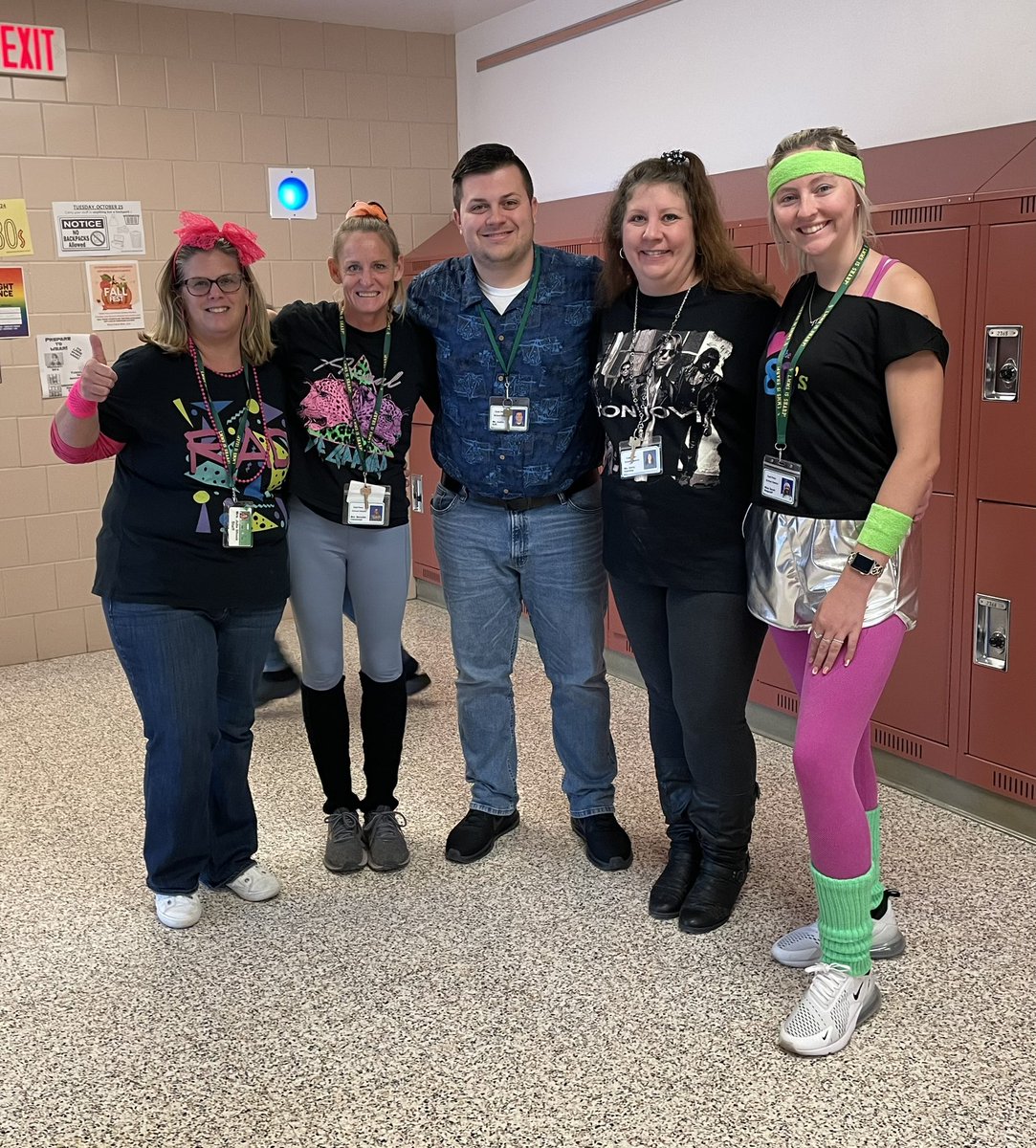 Today was 80s day here at LMMS. Kicking off Spirit Week with a blast to the past! <a href="/EPSDLmms/">LMMS</a>