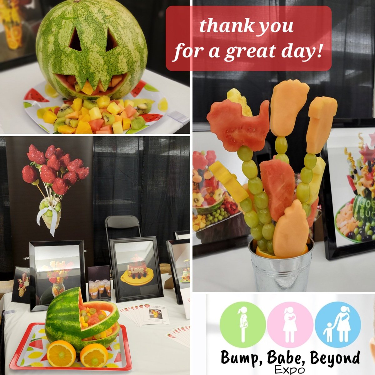 FabulousStop's tweet photo. Thanks to Bump, Babe, Beyond Expo for putting together a great show this weekend for new and expecting parents!

Congratulations to Felicity, winner of our booth draw for a Fabulous Fruit Tray. https://t.co/hhBgjMxinJ