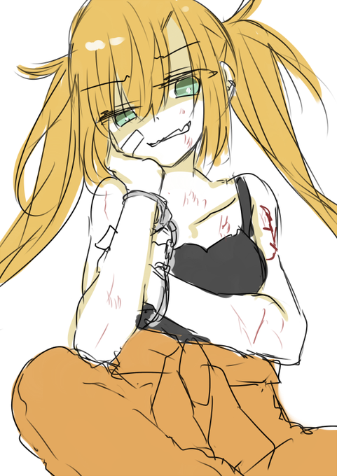 ハロウィンっぽいカラーの囚人服リフちゃん 