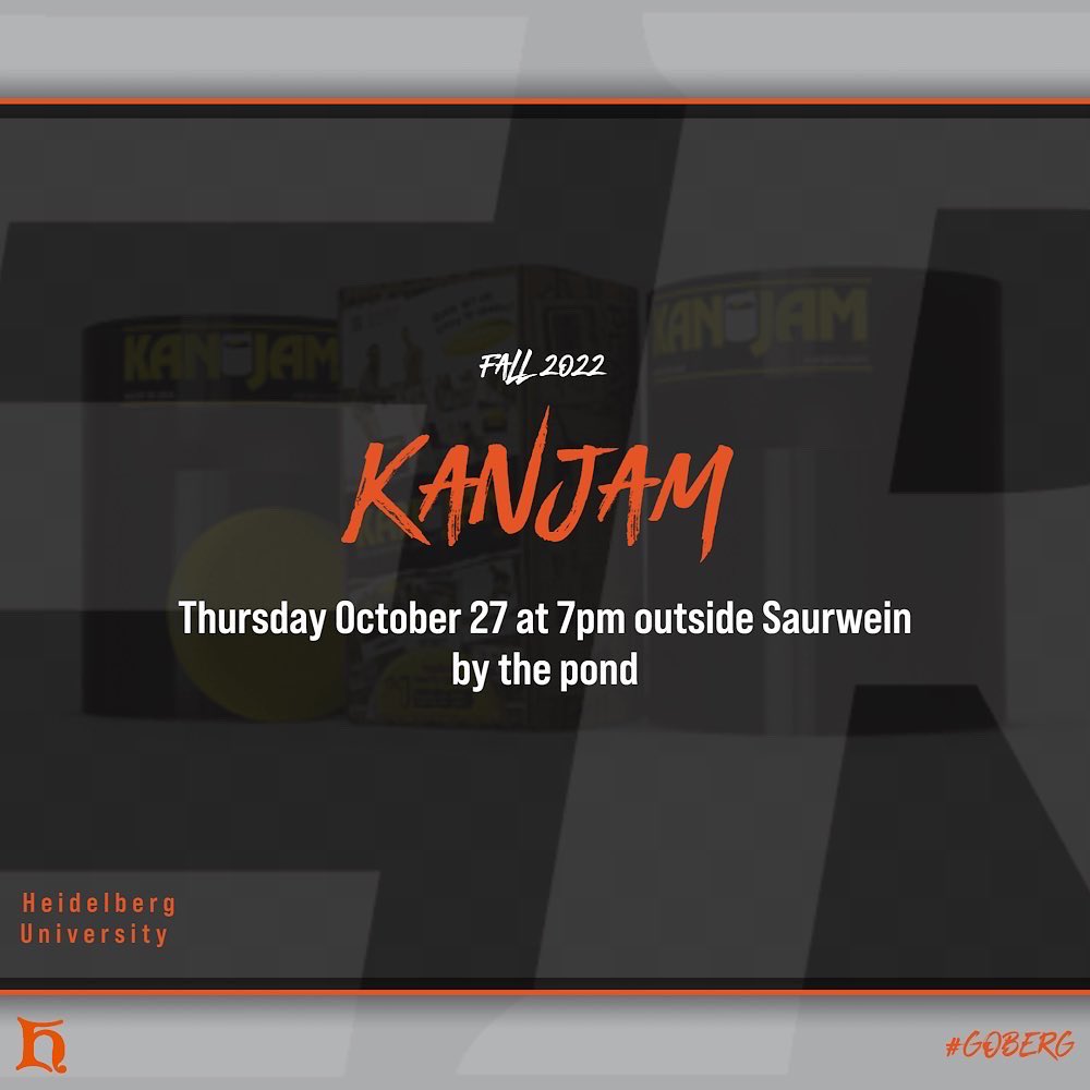 BERGIntramurals's tweet image. This Thursday we will be having KanJam. Make sure to come out and play! First ten people will get a red water bottle like we previously have promoted!
