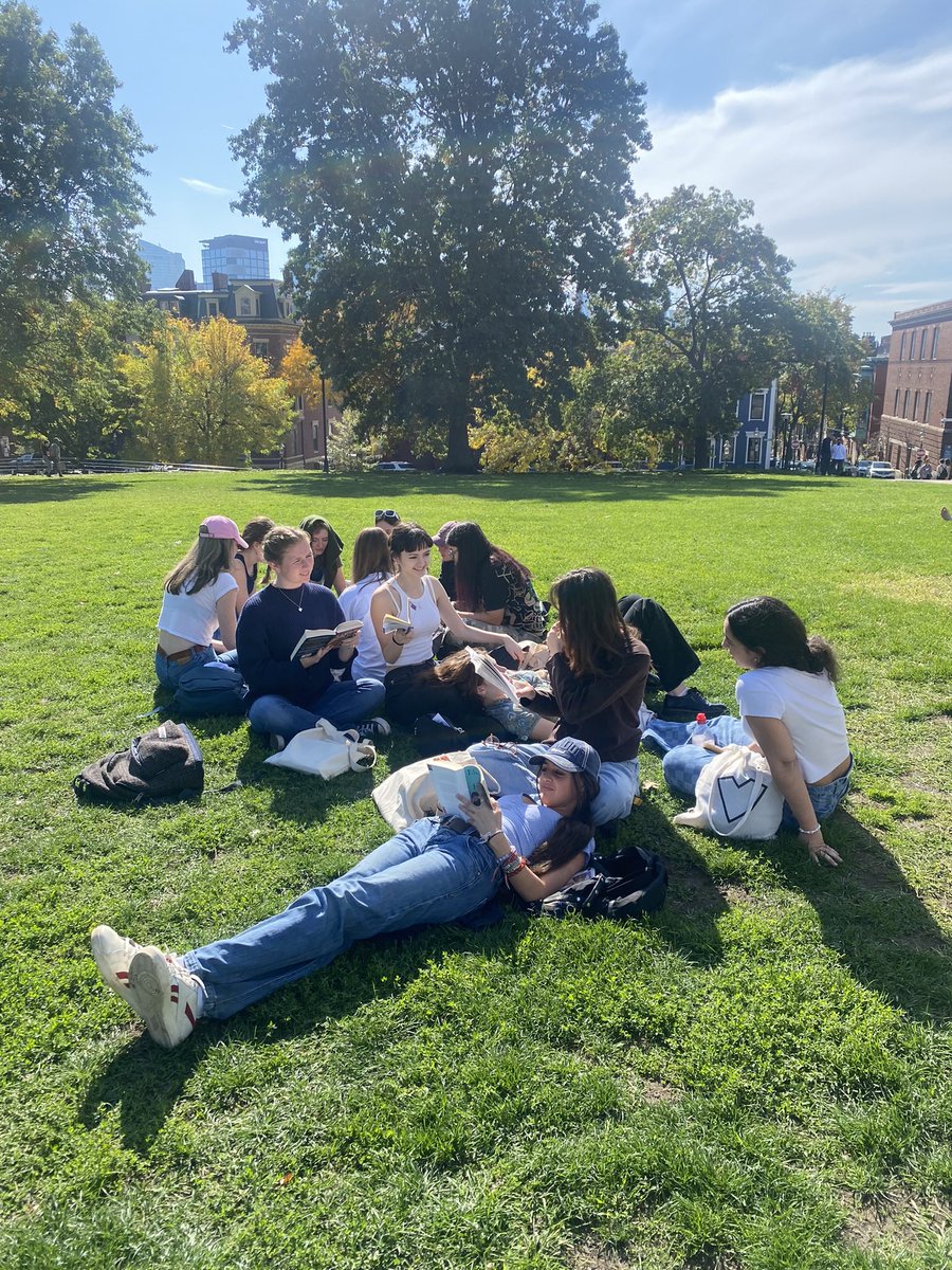 History_WHS's tweet photo. And that’s a wrap! An epic trip - we are very lucky to have such wonderful students. Curious, fun and great company, they embraced all the History, Politics, American culture and train rides, where, with 39, we were met with many an “oh boy!” from the red caps and subway staff! https://t.co/P9mqn3ffnT