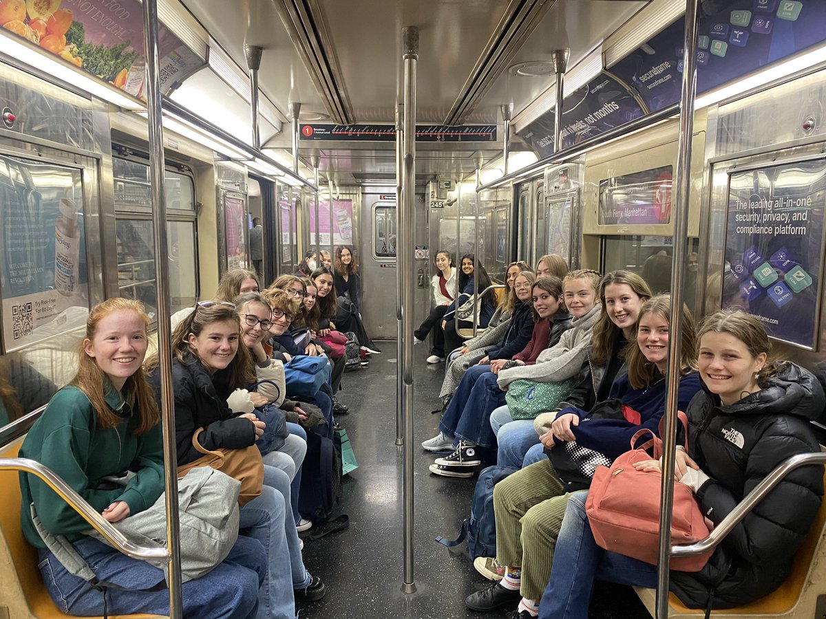 History_WHS's tweet photo. And that’s a wrap! An epic trip - we are very lucky to have such wonderful students. Curious, fun and great company, they embraced all the History, Politics, American culture and train rides, where, with 39, we were met with many an “oh boy!” from the red caps and subway staff! https://t.co/P9mqn3ffnT