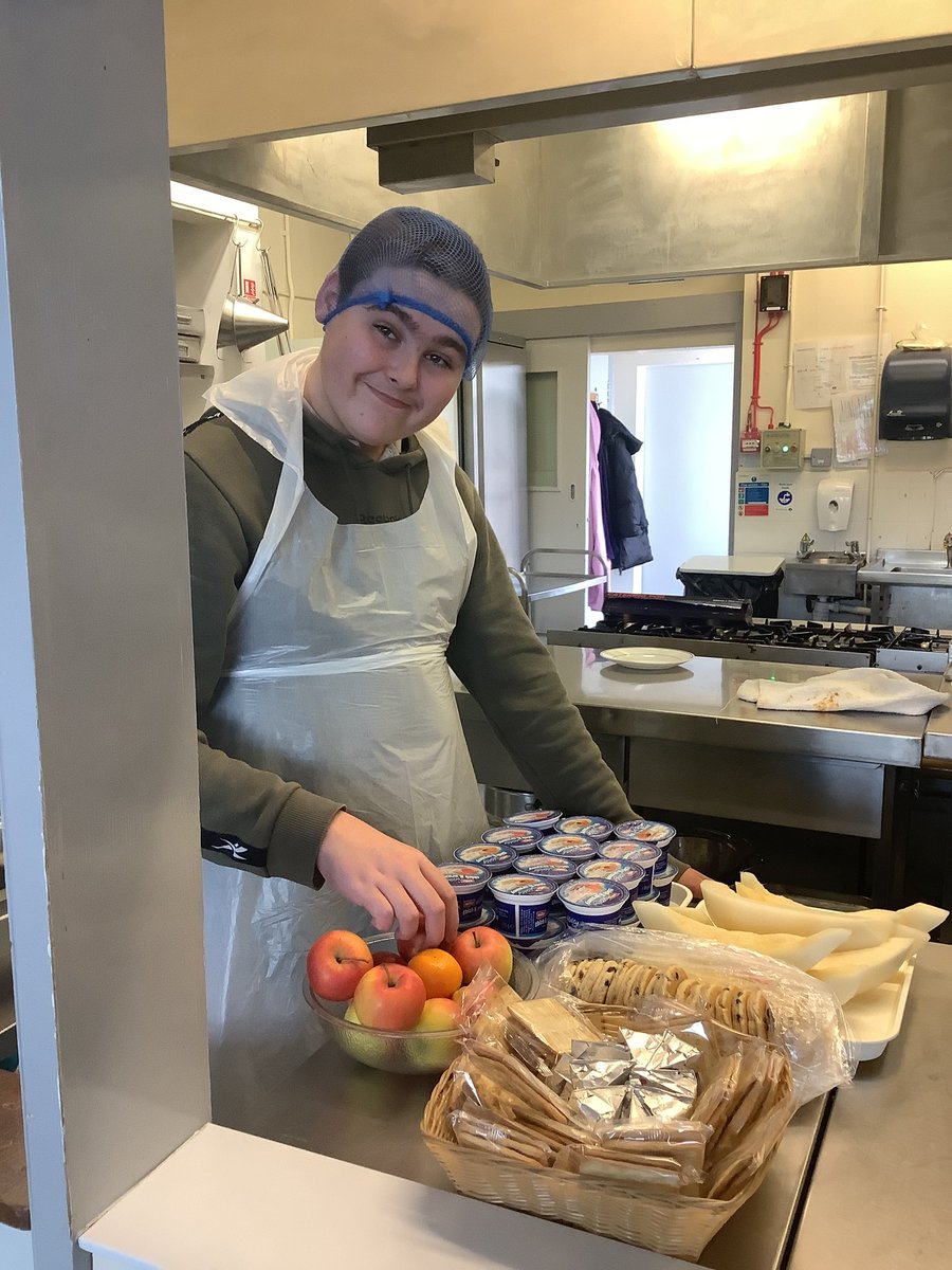 woodbeech2's tweet photo. A massive well done to this young man for his work experience with Karen in the kitchen today. @woodbeech2 @WoodlandsHS @CardiffWestern. https://t.co/IbsK6EpIAW