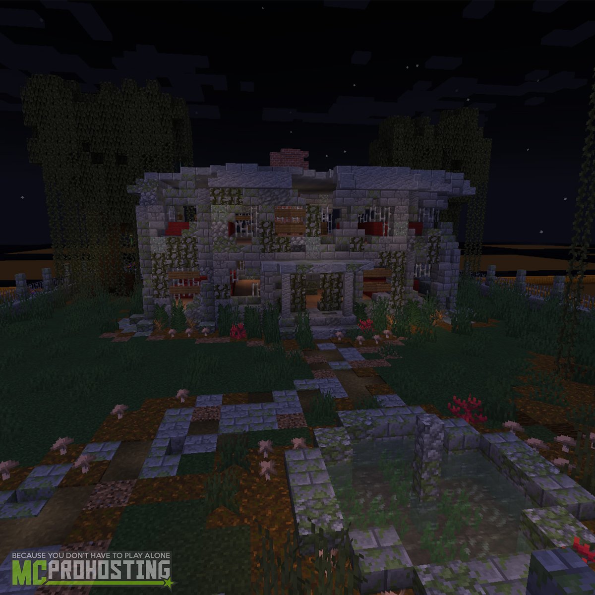 MCProHosting's tweet photo. Things are getting frightening over on our Nightmare on MCPro Street #BuildingContest!
Be sure to submit your spooky builds by #Halloween, and enter to win some goo-tacular prizes from our friends at @gamergoo only at https://t.co/S7HfnOKwDM 💀 https://t.co/iq95CyfABH