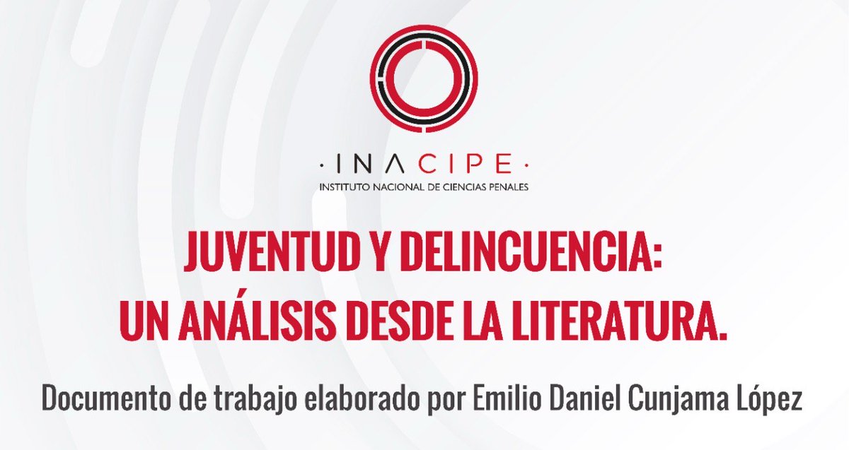 INACIPE's tweet photo. Te invitamos a leer este documento de trabajo elaborado por Emilio Daniel Cunjama López.

👉🏻https://t.co/WklcH3yp1y https://t.co/rcrRVbP2QV
