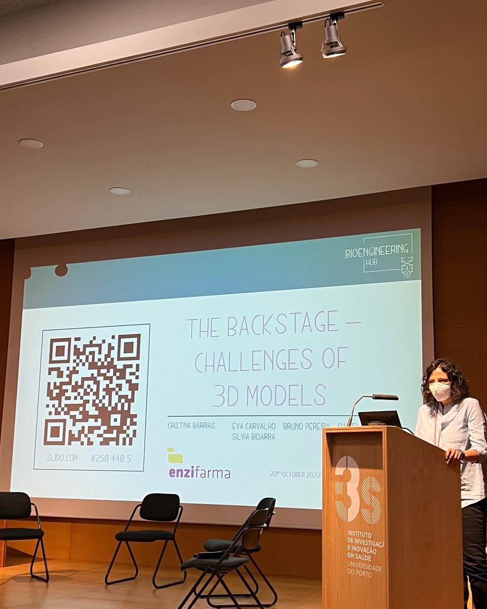 PegoLab_nBTT's tweet photo. The last BioEngineering Hub was a success!
Sofia Guimarães got together i3S members working with 3D models.
Our PhD student @EvaD_Carvalho was one of the speakers of this discussion who share her PhD experience and troubleshooting with alginate hydrogels 🤓
#bioengHub #3Dmodels https://t.co/aNIjQspul9