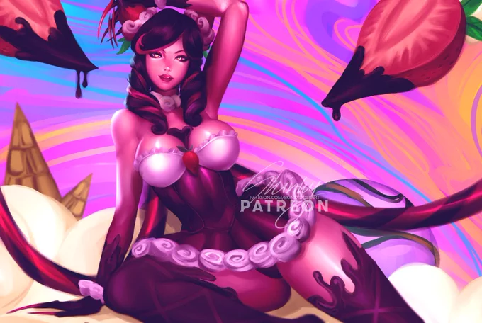 Evetober rewards now available get the hi res files, psd, timelapse, step sequence, and alts in patreon!(link in bio) 