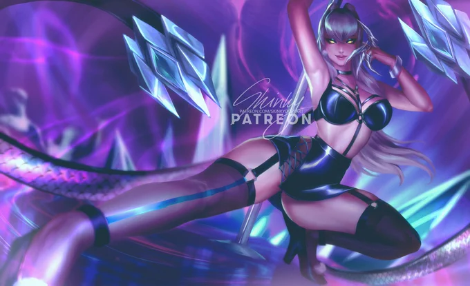 Evetober rewards now available get the hi res files, psd, timelapse, step sequence, and alts in patreon!(link in bio) 