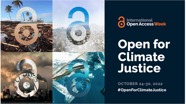 CSUNLibrary's tweet photo. Each day during #OpenAccessWeek22, we will focus more deeply on targeted aspects of open access, and how faculty can participate in these initiatives. Be sure to join us in our exploration of these topics...
https://t.co/LVe18f7KVy
#CSUN #CSUNLibrary #OpenforClimateJustice https://t.co/CVEU5g7gcu
