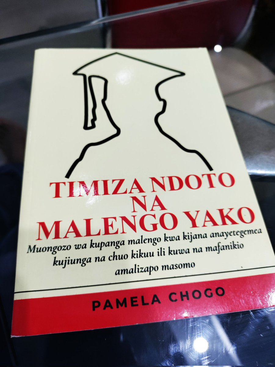 I just finished reading <a href="/PamelaChogo/">Pamela Chogo</a> book "Timiza Ndoto na Malengo Yako". I recommend this book to college students and those who are about to join university in Tanzania. Useful information for your early career plan in local context.