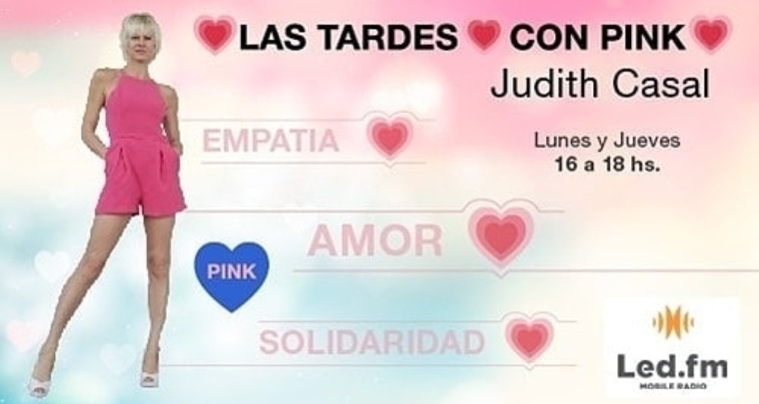 Lunes 
16 a 18 hs 👉 led.fm
Entrevistas
💗 Lic. Marina Halperin
Psicologa. Con orientación en la primera infancia
👉 TOC
💙 Lic. Jorge Merlo Fadel
Psicólogo. Sexologo
👉 Relaciones entre padres e hijos