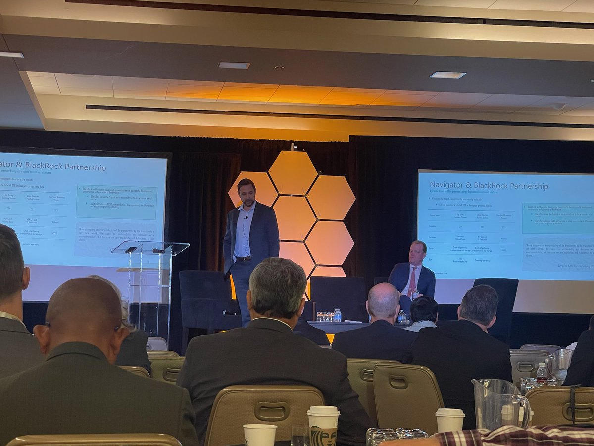 NavigatorCO2's tweet photo. Rewarding week last week at @DecarbConnect Invest in DC. CDO, Tyler Durham participated in a panel on financing mega projects at scale and visited with project developers, industrials and financiers from around the country #DCI22 #decarbconnect https://t.co/q5D1WVhYtf