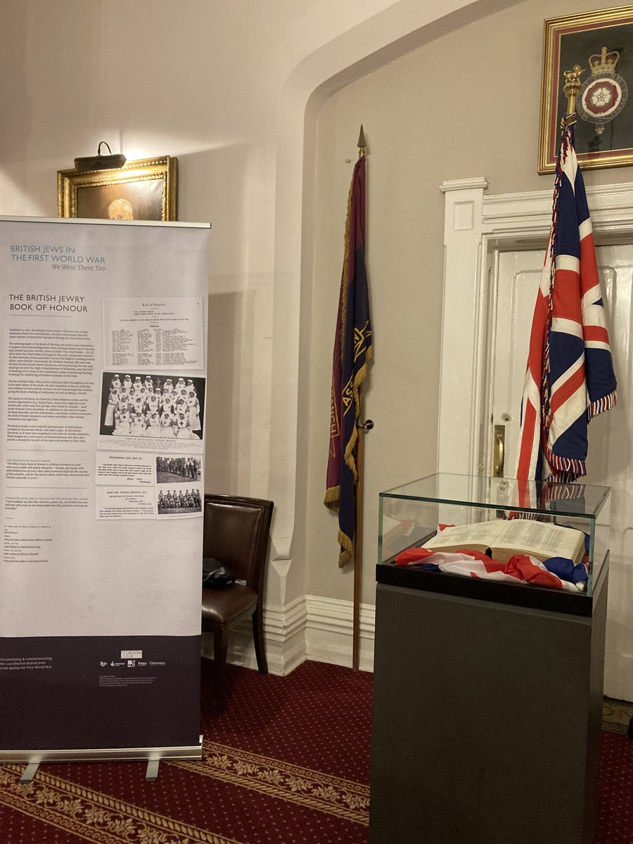 All set up ready for this evening ⁦<a href="/FusiliersLondon/">The Fusilier Museum</a>⁩ ⁦<a href="/FusiliersRHQ/">The Fusiliers</a>⁩ ⁦<a href="/jewsfww/">We Were There Too</a>⁩