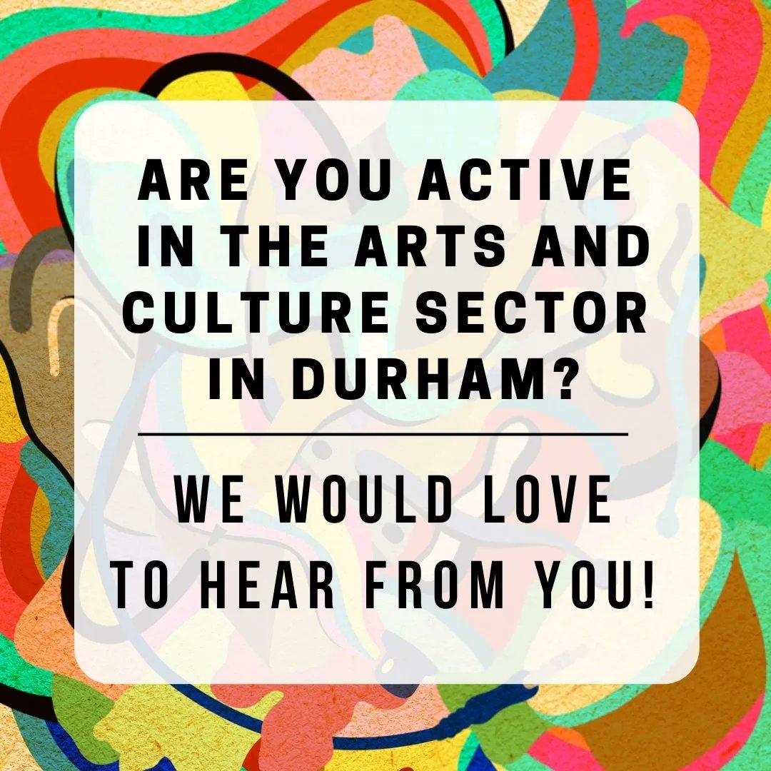 We need your voices! The Durham Arts &amp; Culture Group needs as many people as possible to complete this survey. The responses will help collect the appropriate information in order to ask for a regional arts council in Durham Region. buff.ly/3TyKLxu 
#durhamregion