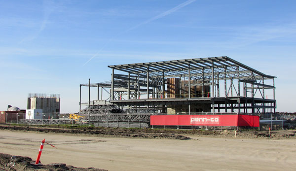 PHOTO: <a href="/PenncoConst/">Penn-co Construction</a> is building a new head office in Steinbach, Manitoba. <a href="/Stantec/">Stantec</a>, <a href="/HTFC_Winnipeg/">HTFC</a> and Sison Blackburn Consulting Inc. are subcontractors on the project for which total costs have not been released. ow.ly/rg2n50LjpMw