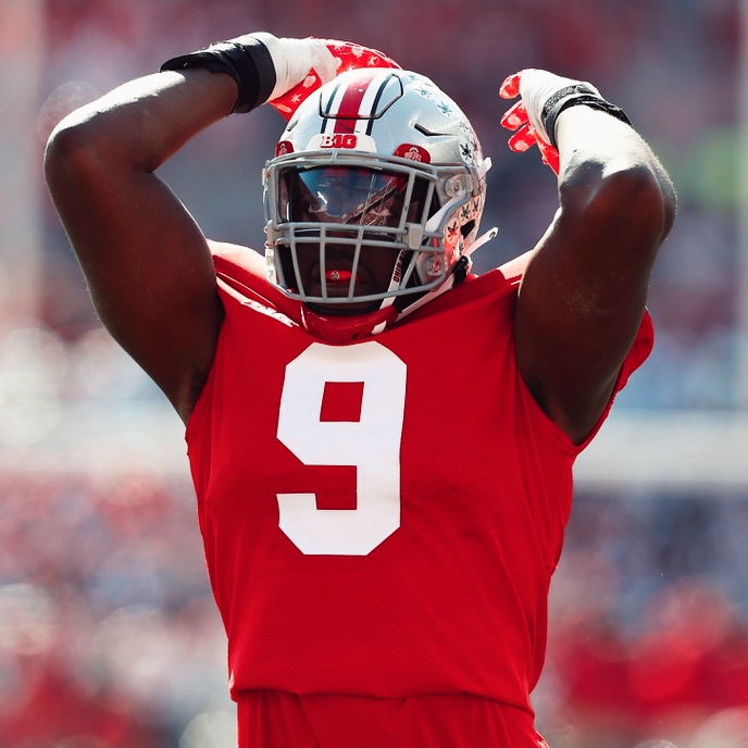 Zach Harrison in Week 8 vs Iowa:

🔺 95.3 Pass Rush Grade
🔺 5 QB Pressures
🔺 44% Pass Rush Win Rate